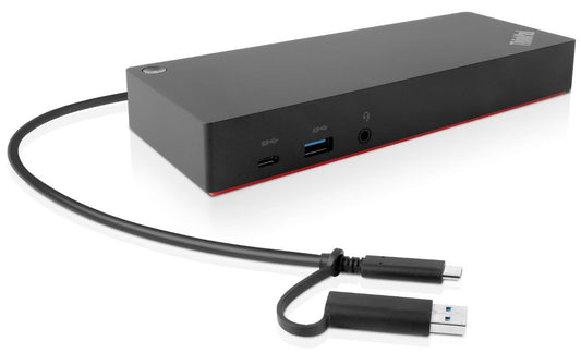 Lenovo 40AF0135EU Wired Laptop Docking Station and Port Replicator Black