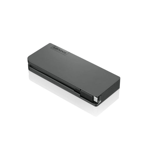 Lenovo 4X90S92381 Wired USB 3.2 Gen 1 (3.1 Gen 1) Type-C Laptop Docking Station and Port Replicator Gray