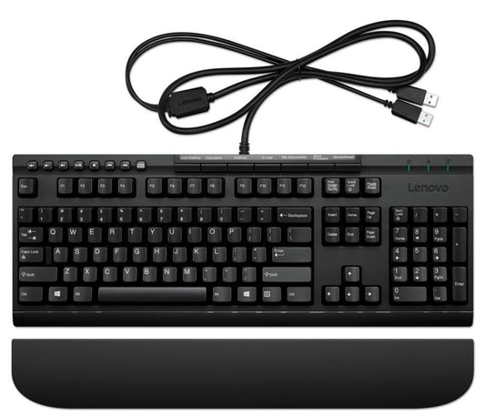 Lenovo Enhanced Performance USB Keyboard Gen II Office QWERTY Italian Black