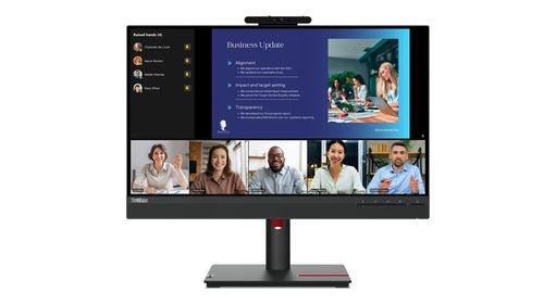 LENOVO MONITOR 23.8 LED IPS 16:9 FHD 4MS 250 CDM, PIVOT, VGA/DP/HDMI, WEBCAM, MULTIMEDIA, T24V-30