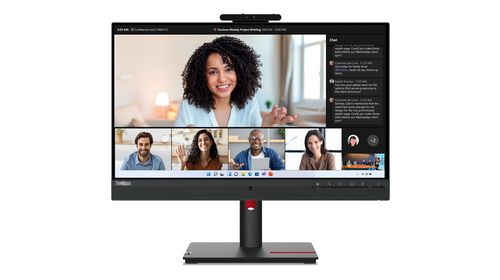 LENOVO MONITOR 23.8 LED IPS 16:9 FHD 6MS 250 CDM, PIVOT, USB-C, WEBCAM, DP/HDMI, MULTIMEDIA, T24mv