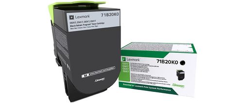 LEXMARK BLACK TONER FOR CS/CX 317/417/517 3000PAG RETURN PROGRAM