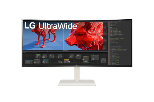 LG 38BR85QC-W Monitor PC 96,5 cm (38") 3840 x 1600 Pixel UltraWide Quad HD+ LCD Bianco