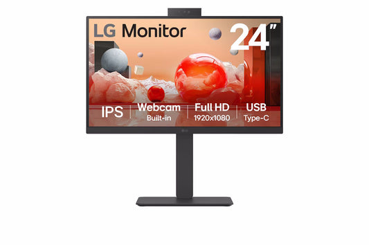 LG MONITOR 23.8 LED IPS 100Hz 16:9 FHD 5ms 250 CDM, WEBCAM, PIVOT, USB-C DOCK, DP/HDMI, MULTIMEDIA