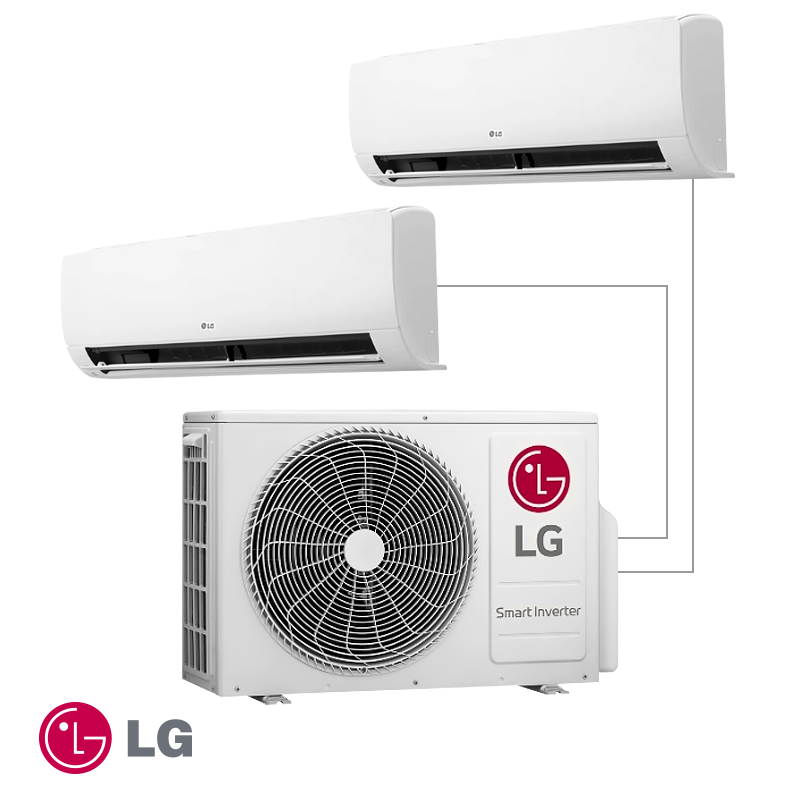 LG multi split system RM3U19.U24 + RMN09.NSJ + RMN12.NSJ
