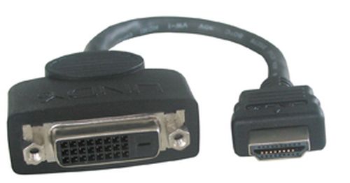 LINDY HDMI/DVI-D CABLE ADAPTER, M/F, 20CM
