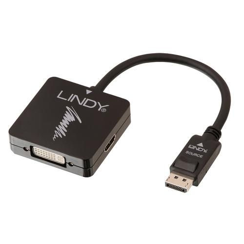 LINDY DISPLAYPORT 1.2 TO HDMI 4K30/DVI/VGA ADAPTER