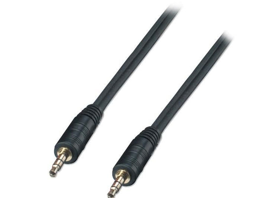 LINDY AUDIO CABLE JACK 3.5MM, M/M, 2MT, BLACK