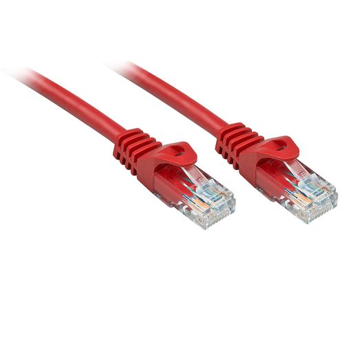 LINDY CAT.6 U/UTP BASIC CABLE RED, 2M
