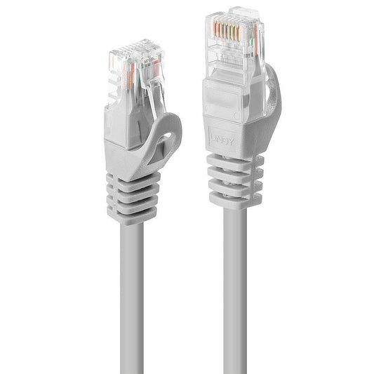 LINDY CAT.6 U UTP BASIC NETWORK CABLE 3MT UNSHIELDED RJ45 CONNECTOR GREY