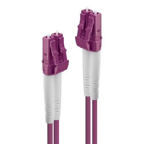 LINDY OM4 LC/LC FIBER OPTIC CABLE - 50/125, 2M