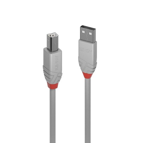 LINDY USB 2.0 A/B ANTHRA LINE CABLE 2M