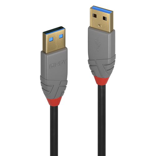 LINDY USB 3.2 CABLE TYPE AAA, 5 GBIT/S, ANTHRA LINE, 1M