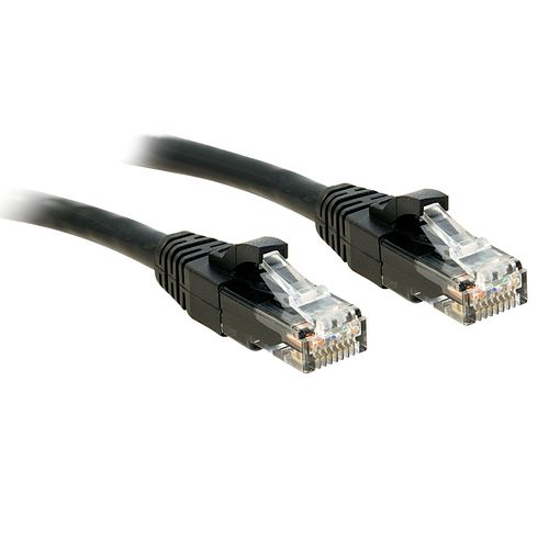 LINDY CAT.6 UTP CABLE 0.3M BLACK