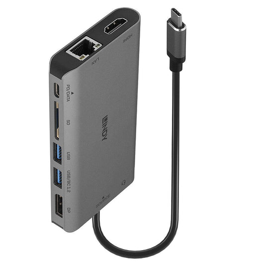 LINDY DST-MINI XT, MINI USB-C LAPTOP DOCKING STATION WITH 4K SUPPORT ON SINGLE DISPLAY OR FHD ON