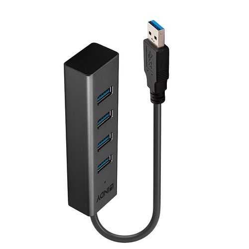 LINDY USB 3.0 HUB, 4 PORTS