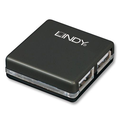 LINDY MINI HUB USB 2.0 4 PORTS