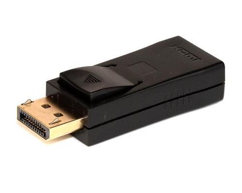 LINK ADAPTER DISPLAYPORT 1.2 MALE - HDMI 1.4 FEMALE GOLD-PLATED CONTACTS 4K@30HZ