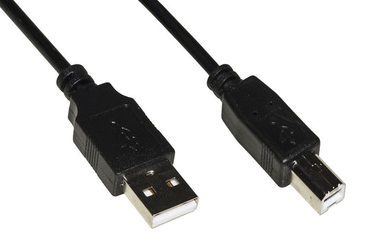 LINK USB 2.0 CABLE WITH AB COPPER CONNECTORS 3 MT BLACK