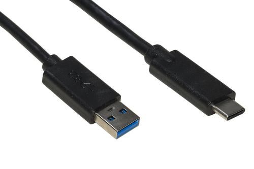 LINK CABLE USB 3.0 "A" MALE TYPE C 1.80 MT