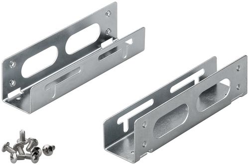 LINK PAIR OF UNIVERSAL METAL FRAME WITH HD 3.5 SCREWS FOR MOUNTING ON 5.25 HOUSINGS