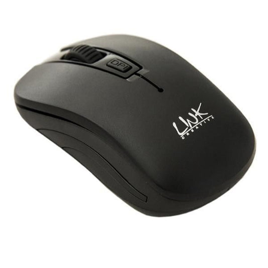 LINK WIRELESS MOUSE 3 BUTTONS BLACK USB RECEIVER 1000 DPI