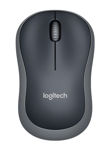 LOGITECH WIRELESS OPTICAL MOUSE M185 GRAY