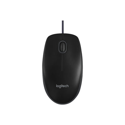 LOGITECH B100 OPTICAL USB MOUSE BLACK, 800 DPI