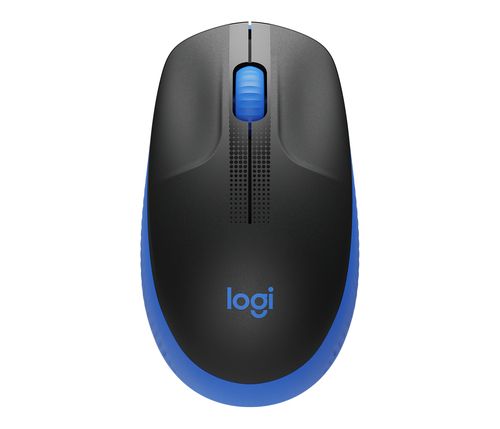 LOGITECH WIRELESS MOUSE M190 FULL-SIZE, OPTICAL, USB, BLUE