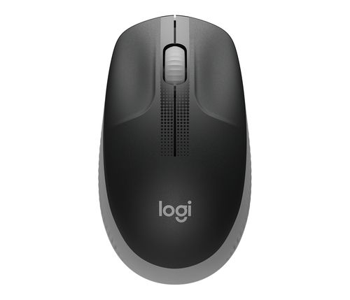 LOGITECH WIRELESS MOUSE M190 FULL-SIZE, OPTICAL, USB, GRAY