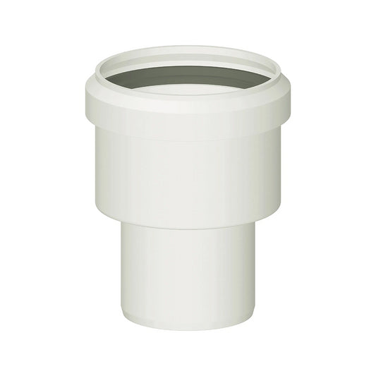 Maggiorazione PPH 60 Maschio x 80 Femmina per sistema monoparete canna fumaria