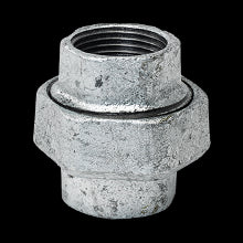 Manicotto bocchettone a sede conica 1/2'' F-F in ghisa malleabile zincato