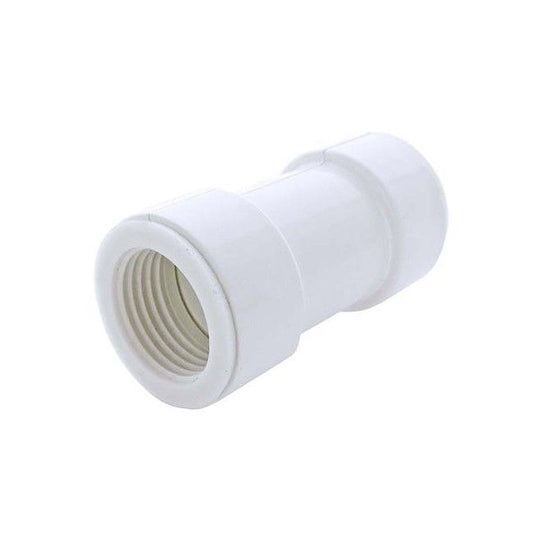 Manicotto femmina femmina per tubo rigido Ø 20 mm in PVC per scarico condensa