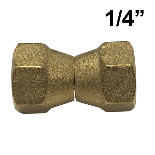 1/4'' SAE double-ended swivel sleeve