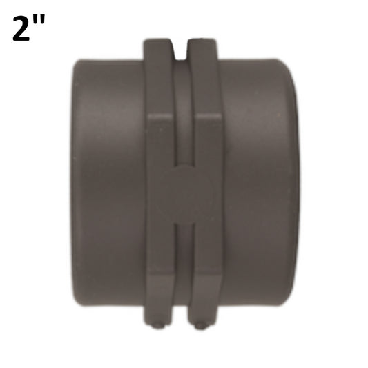 2'' FF joint sleeve in PP polypropylene with sealing O-ring.
