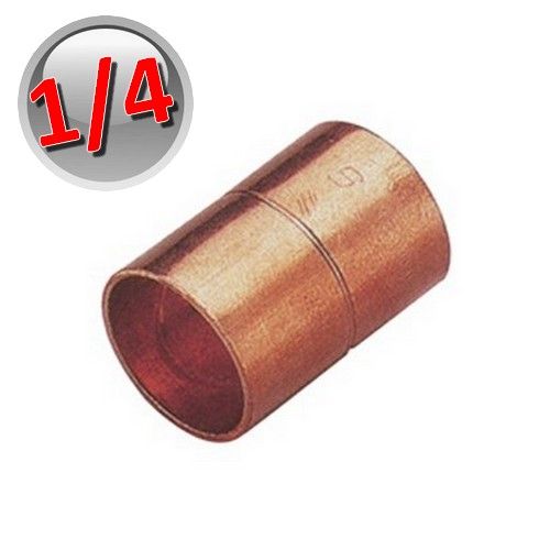Manicotto rame a saldare 1/4'' - 6,35 mm