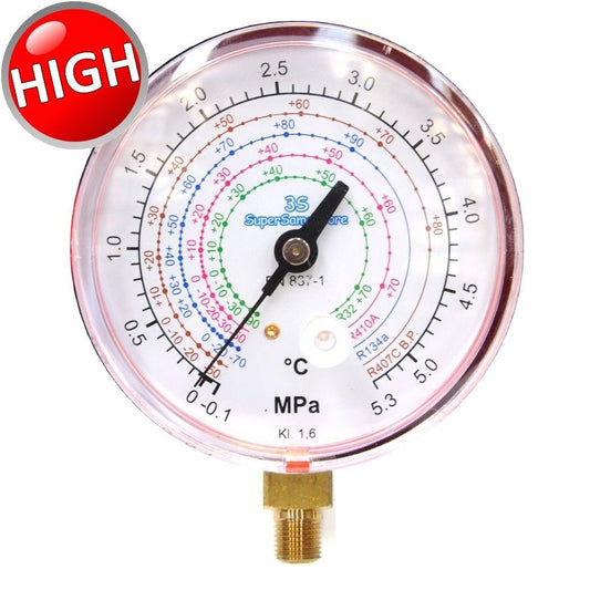 Universal High Pressure Gauge - R32 R410A R407C R134A