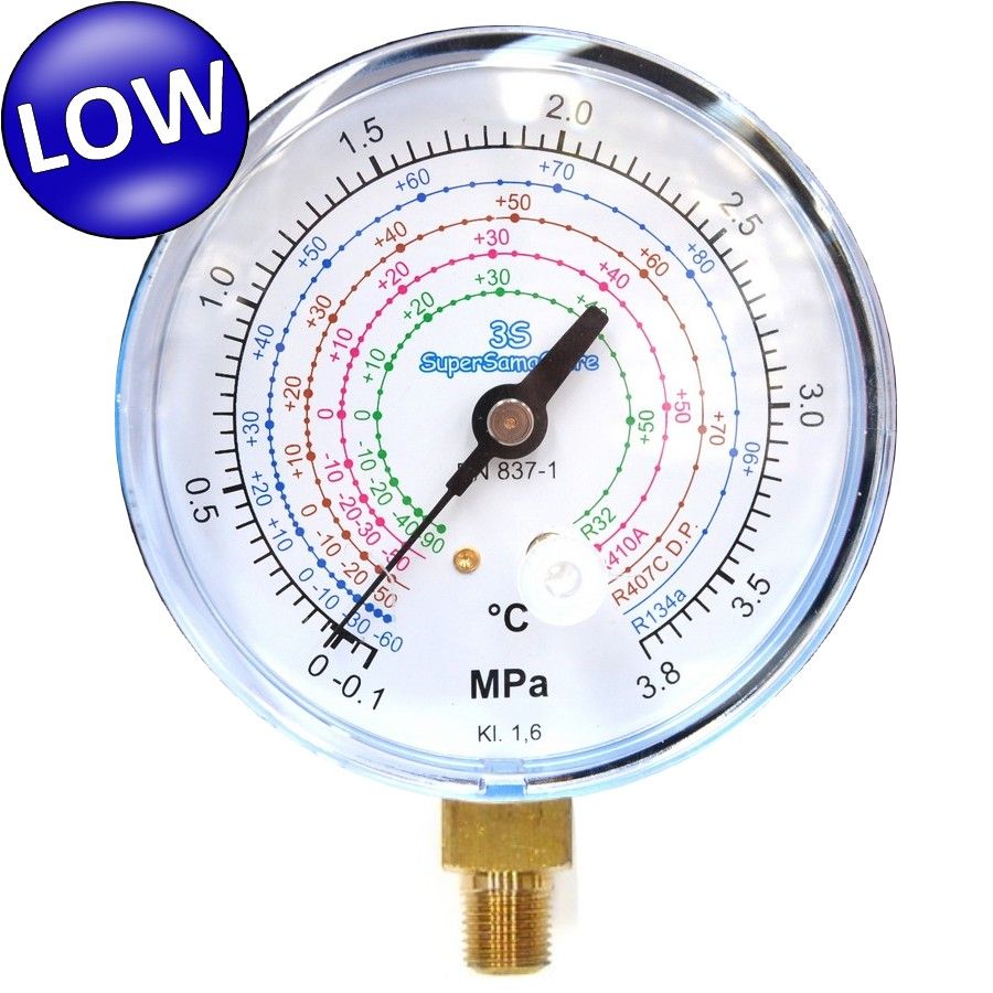 Universal Low Pressure Gauge - R32 R410A R407C R134A
