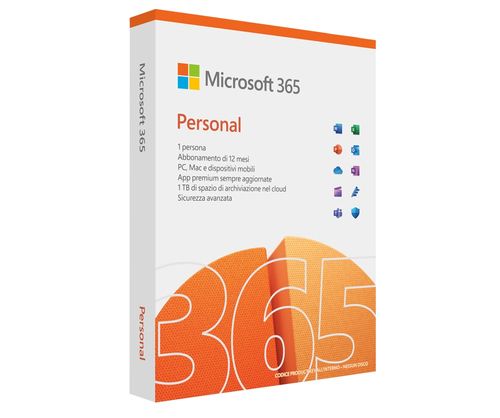 MICROSOFT 365 PERSONAL ITALIAN SUBSCR 1YR 1USER
