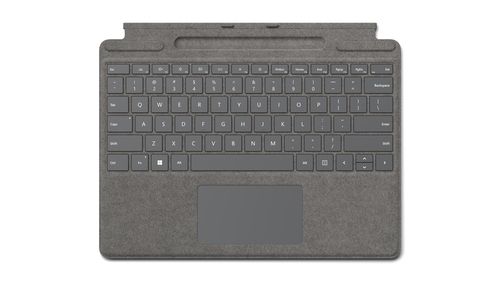 MICROSOFT SURFACE PRO KEYBOARD WITH PEN HOLDER PLATINUM