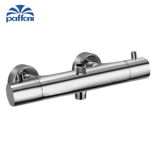 External thermostatic shower mixer with 2-way diverter - Light Paffoni LIQ169CR