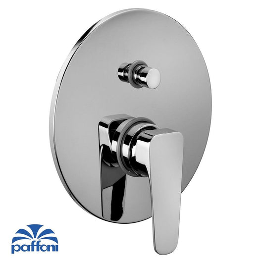 Built-in shower mixer with diverter SY015 CR SLY PAFFONI