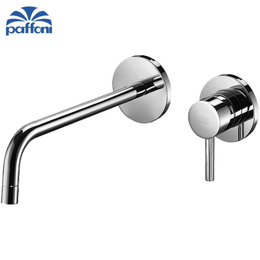 LIGHT PAFFONI LIG105 CR 70 built-in basin mixer with Ø 70 mm brass plates
