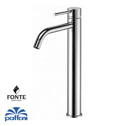 PAFFONI FONTE LIG081 CR LIGHT EXTENDED WASHBASIN MIXER WITHOUT DRAIN