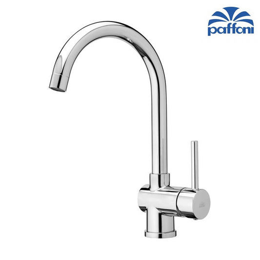 Paffoni Stick SK180CR kitchen sink mixer with swivel spout