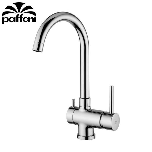 Single-hole sink mixer with dishwasher connection SK184 CR STICK PAFFONI
