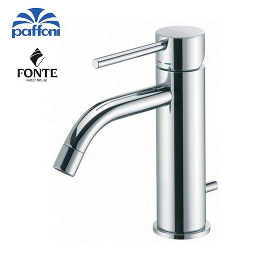 Paffoni Light LIG075 bathroom sink mixer tap with 1''1/4 waste