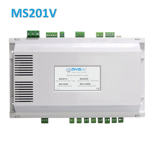 7-zone radio-wired control module - control unit for ducted zone thermostats