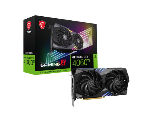 MSI GAMING GEFORCE RTX 4060 TI X 16G video card NVIDIA 16 GB GDDR6