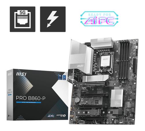 MSI MB INTEL PRO B860-P ATX DDR5, 2PCI-Ex16, 2PCI-Ex1, 4SATA3